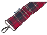 Bandoulière large tartan rouge