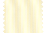 Coupon tissu 50 cm rayé jaune