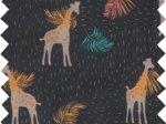 Coupon tissu 1 m palma girafe