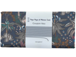 Coupon tissu 50 cm ex2432 foret exotique marine