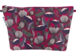 Trousse de toilette pavot  fuchsia