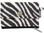 Mini pochette porte-monnaie zèbre
