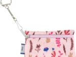 Pochette porte-clés herbier rose