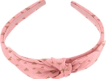 Serre-tête noeud triangle or poudré