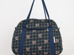 Sac bowling tartan fleuri