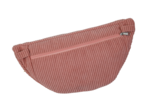 Petit sac banane velours côtelé rose blush