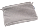 Mini pochette tissu etoile or gris