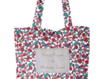 Sac tote bag prairie fleurie