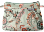 Mini pochette plissée vert bohème