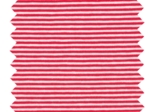 Tissu jersey rayé rouge