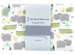 Coupon tissu 1 m dinos en fête ex1079