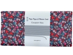 Coupon tissu 50 cm romance fleurie