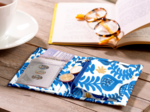 Portefeuille compact passion bleue