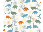 Tissu coton au mètre dinosaures ex1061