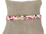Bracelet tissu Lisa 7mm lianes printanieres