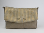 Rabat sac compagnon velours côtelé large doré