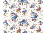 Tissu coton au mètre fleur vintage ex1086