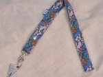 Porte-clés collier monet lilas