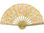 Eventail mimosa jaune rose
