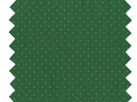 Tissu coton au mètre pois or vert ex1029