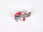 Barrette Eléphanteau rouge corolle
