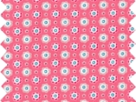 Coupon tissu 50 cm  fleurette blush