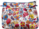 Pochette plissée tutti fleuri