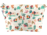 Trousse de toilette carnaval d'eléphants