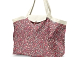 Grand sac cabas en tissu tapis rouge