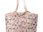 Sac cabas taille moyenne plissé petites filles pop