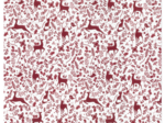 Tissu coton au mètre cerf rouge ex1100
