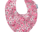 Bavoir bandana violette rose