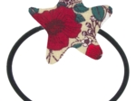 Elastique cheveux étoile coquelicot