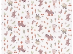 Tissu coton au mètre ex2634 ane botté