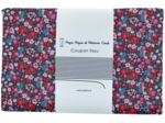 Coupon tissu 1 m romance fleurie