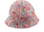 Chapeau soleil charlotte porcelaine rosée