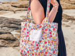 Sac tote bag pliable tutti fleuri