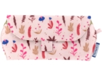 Etui à lunettes herbier rose