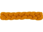 Barrette cheveux tressée ochre