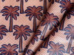 Coupon tissu enduit de 35cm  palmeraie