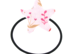Elastique cheveux étoile herbier rose