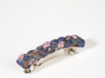 Barrette cheveux tressée monet lilas