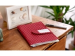 Protège carnet de santé pois rouge