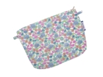 Mini pochette tissu pastel fleuri