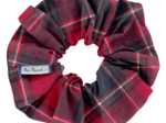 Chouchou tartan rouge