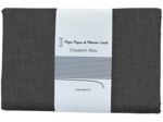 Coupon tissu 1 m jean noir fin