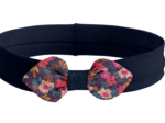 Bandeau jersey bébé noeud hippie fleurie