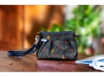 Mini pochette plissée jungle party