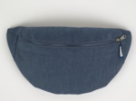 Petit sac banane jean enduit intérieur