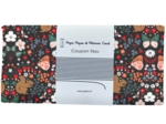Coupon tissu 50 cm casse noisette